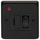 From The Anvil - 13 Amp Fused Switch + Neon - Matt Black - 34209/2 - Choice Handles