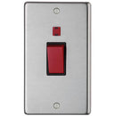 From The Anvil - Double Plate Cooker Switch - Satin Stainless Steel - 34211/1 - Choice Handles