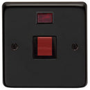 From The Anvil - Single Plate Cooker Switch - Matt Black - 34212/2 - Choice Handles