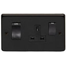 From The Anvil - 45 Amp Switch & Socket - Matt Black - 34226/2 - Choice Handles