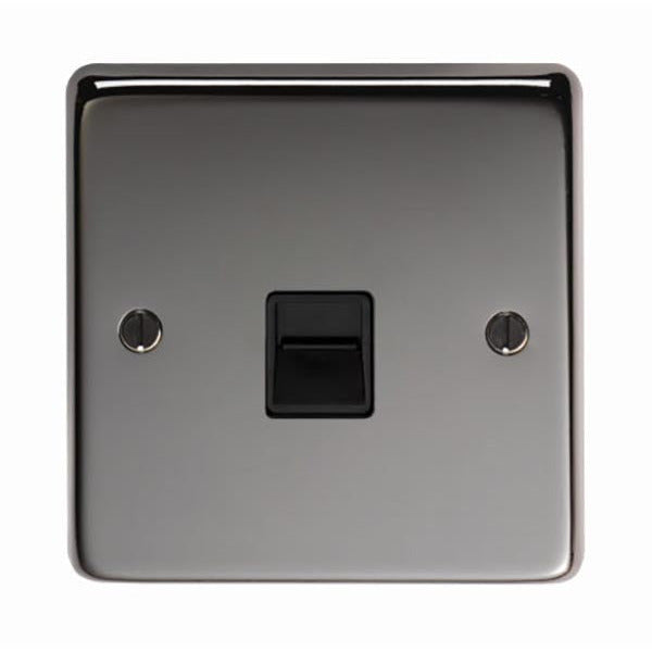 From The Anvil - Telephone Slave Socket - Black Nickel - 34227 - Choice Handles