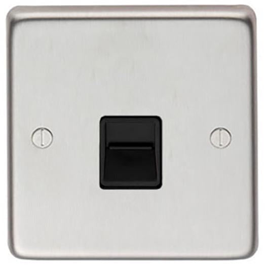 From The Anvil - Telephone Master Socket - Satin Stainless Steel - 34228/1 - Choice Handles