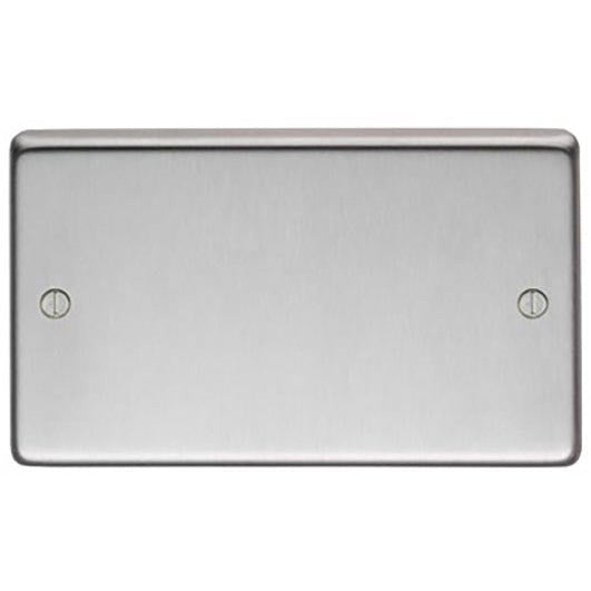 From The Anvil - Double Blank Plate - Satin Stainless Steel - 34234/1 - Choice Handles