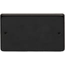 From The Anvil - Double Blank Plate - Matt Black - 34234/2 - Choice Handles