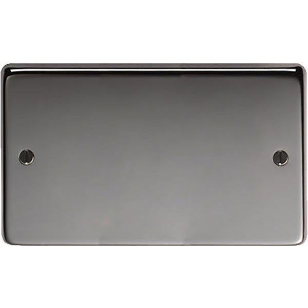 From The Anvil - Double Blank Plate - Black Nickel - 34234 - Choice Handles