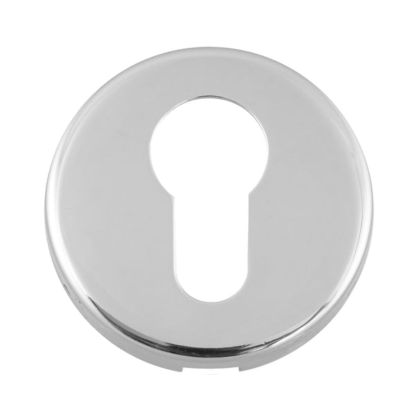 Eclipse - Precision 52x8mm Stainless Steel Euro Profile Escutcheon - Polished Stainless Steel - 34402 - Choice Handles