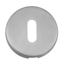 Eclipse - Precision 52x8mm Stainless Steel Standard Keyway Escutcheon - Satin Stainless Steel - 34411 - Choice Handles