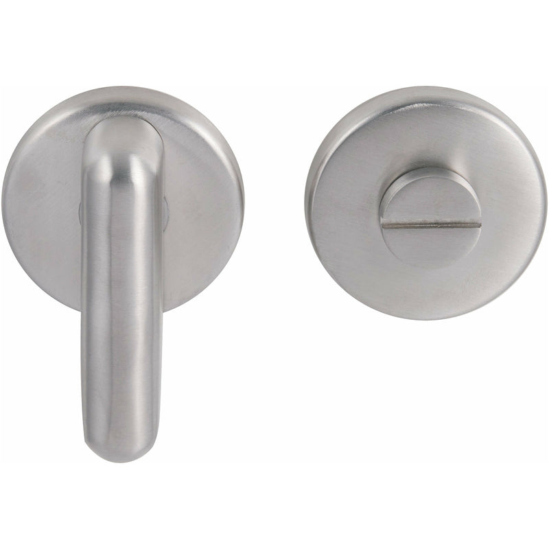 Eclipse - Precision Bathroom 52x8mm Stainless Steel Disabled Thumbturn & Release - Satin Stainless Steel - 34415 - Choice Handles