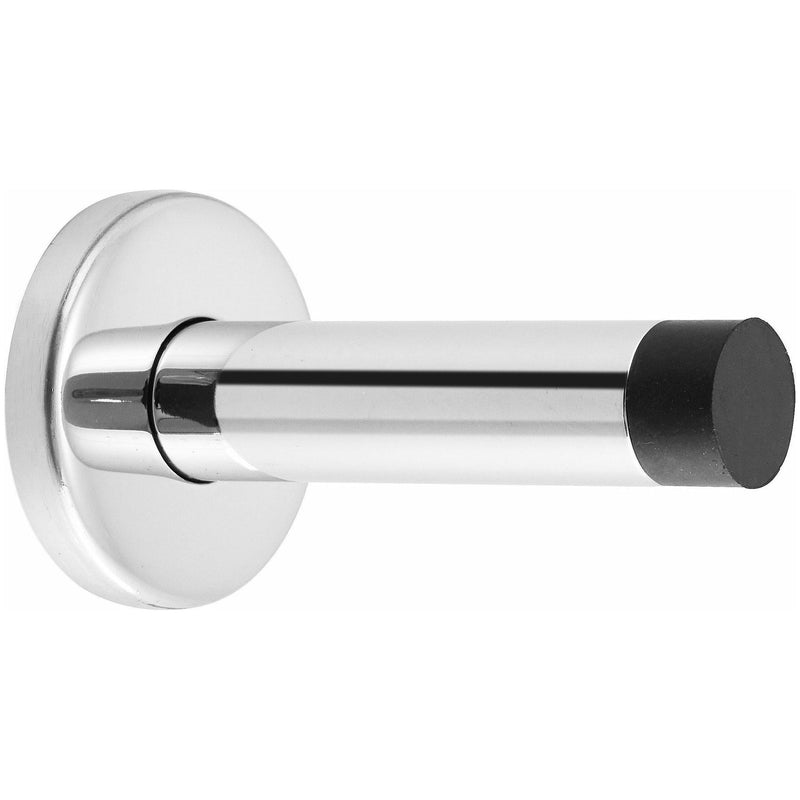 Eclipse - Precision 76mm Solid Stainless Steel Projection Door Stop - Polished Stainless Steel - 34422 - Choice Handles