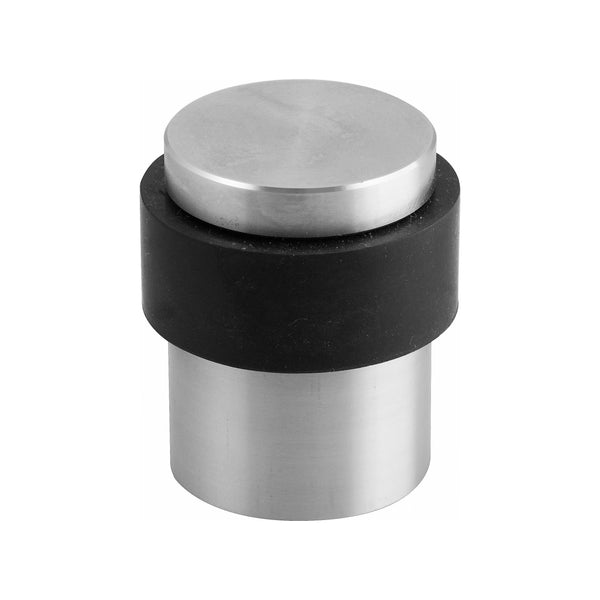 Eclipse - Precision 30mm Solid Stainless Steel Buffered Floor Door Stop - Satin Stainless Steel - 34479 - Choice Handles