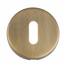 Eclipse - Precision 52x8mm Stainless Steel Standard Keyway Escutcheon - Matt Antique Bronze - 34915 - Choice Handles