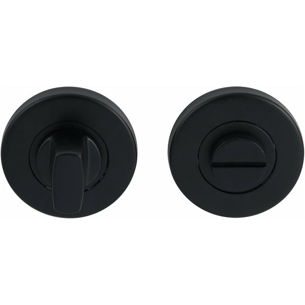 Eclipse - Precision Bathroom 52x8mm Stainless Steel Thumbturn & Release - Black - 34921 - Choice Handles