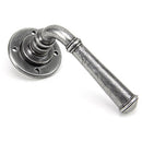 From The Anvil - Regency Lever on Rose Set - Pewter Patina - 45120 - Choice Handles