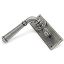 From The Anvil - Regency Lever Bathroom Set - Pewter Patina - 45127 - Choice Handles