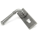 From The Anvil - Regency Lever Euro Lock Set - Pewter Patina - 45128 - Choice Handles