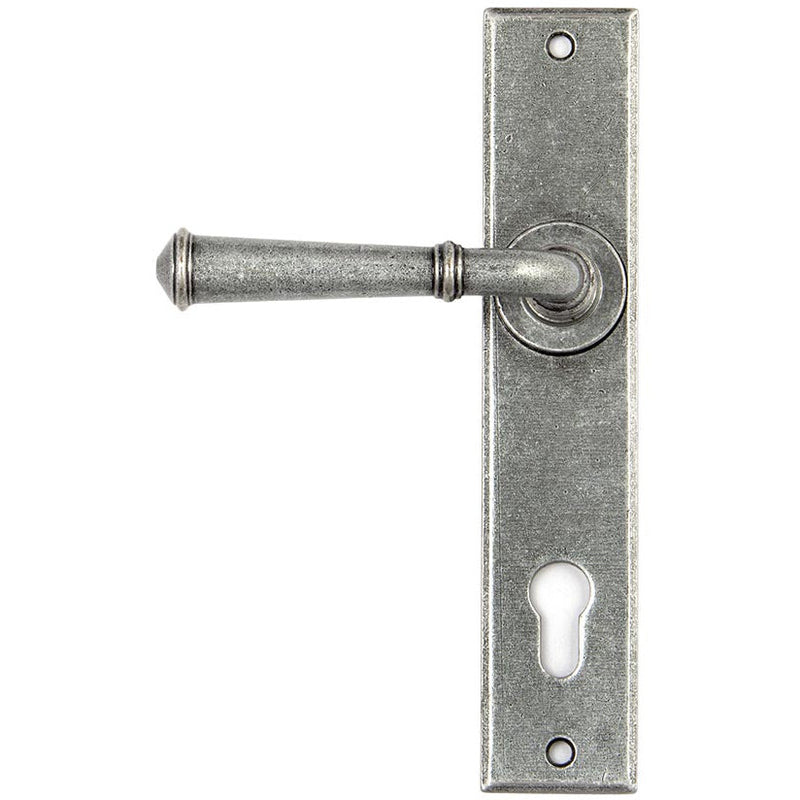 From The Anvil - Regency Lever Espag. Lock Set - Pewter Patina - 45129 - Choice Handles