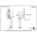 From The Anvil - Regency Espag - RH - Pewter Patina - 45135 - Choice Handles