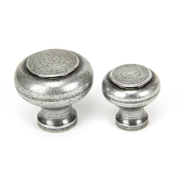 From The Anvil - Regency Cabinet Knob - Large - Pewter Patina - 45150 - Choice Handles