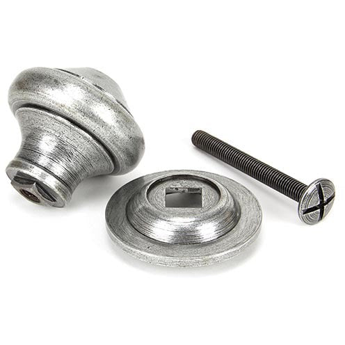 From The Anvil - Centre Door Knob - Pewter Patina - 45155 - Choice Handles