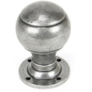 From The Anvil - Regency Mortice/Rim Knob Set - Pewter Patina - 45156 - Choice Handles