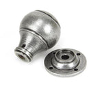 From The Anvil - Regency Mortice/Rim Knob Set - Pewter Patina - 45156 - Choice Handles