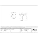 From The Anvil - Shropshire Cabinet Knob - Large - Pewter Patina - 45212 - Choice Handles