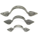 From The Anvil - Small Shropshire Pull Handle - Pewter Patina - 45245 - Choice Handles