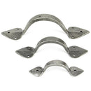 From The Anvil - Small Shropshire Pull Handle - Pewter Patina - 45245 - Choice Handles