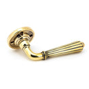 From The Anvil - Hinton Lever on Rose Set - Aged Brass - 45309 - Choice Handles