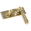 From The Anvil - Hinton Lever Bathroom Set - Aged Brass - 45312 - Choice Handles