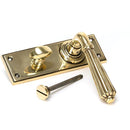 From The Anvil - Hinton Lever Bathroom Set - Aged Brass - 45312 - Choice Handles