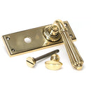 From The Anvil - Hinton Lever Bathroom Set - Aged Brass - 45312 - Choice Handles