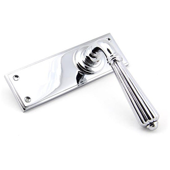 From The Anvil - Hinton Lever Latch Set - Polished Chrome - 45317 - Choice Handles