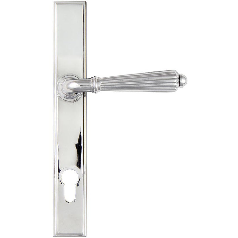 From The Anvil - Hinton Slimline Lever Espag. Lock Set - Polished Chrome - 45320 - Choice Handles