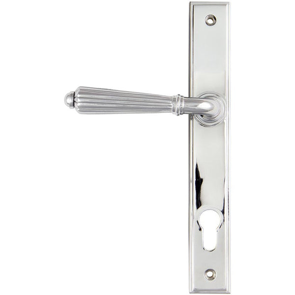 From The Anvil - Hinton Slimline Lever Espag. Lock Set - Polished Chrome - 45320 - Choice Handles