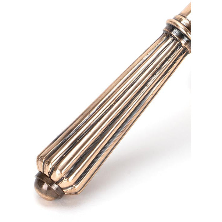 From The Anvil - Hinton Lever Bathroom Set - Polished Bronze - 45336 - Choice Handles