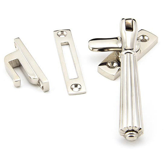 From The Anvil - Locking Hinton Fastener - Polished Nickel - 45341 - Choice Handles