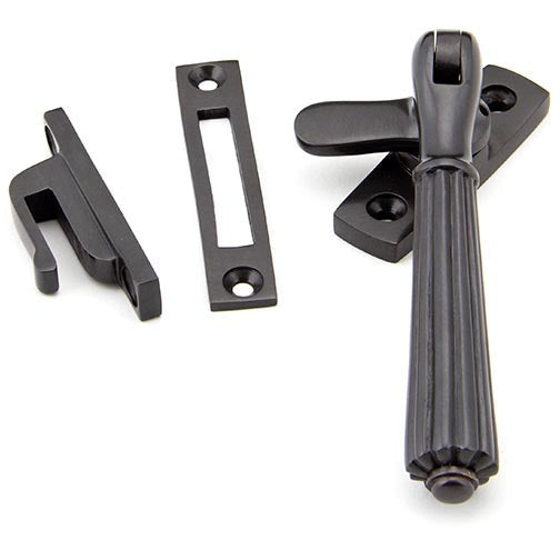 From The Anvil - Locking Hinton Fastener - Aged Bronze - 45342 - Choice Handles