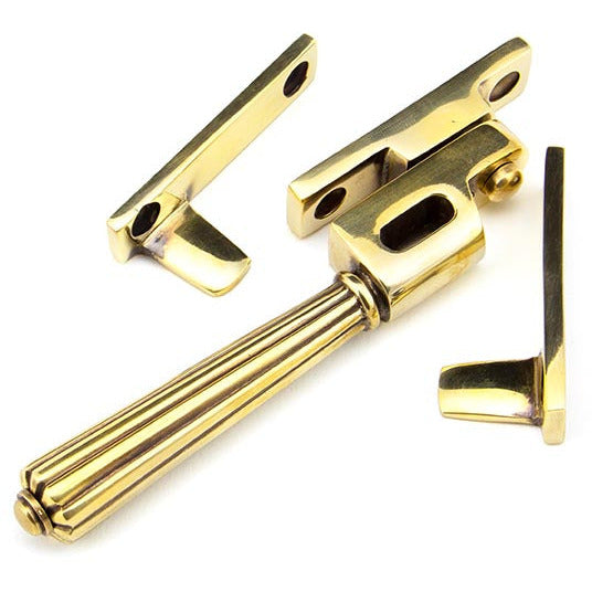 From The Anvil - Night-Vent Locking Hinton Fastener - Aged Brass - 45344 - Choice Handles