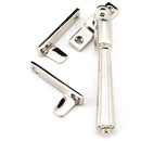 From The Anvil - Night-Vent Locking Hinton Fastener - Polished Nickel - 45346 - Choice Handles