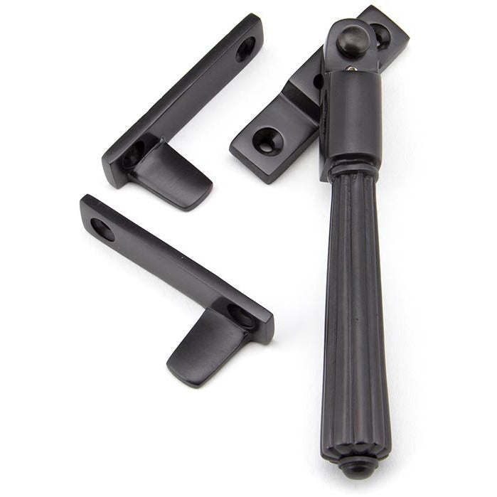 From The Anvil - Night-Vent Locking Hinton Fastener - Aged Bronze - 45347 - Choice Handles