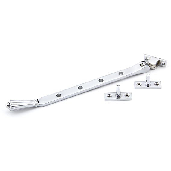 From The Anvil - 10" Hinton Stay - Polished Chrome - 45363 - Choice Handles