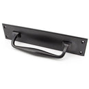 From The Anvil - 300mm Art Deco Pull Handle on Backplate - Aged Bronze - 45382 - Choice Handles