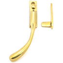 From The Anvil - Night-Vent Locking Peardrop Fastener - LH - Polished Brass - 45396 - Choice Handles