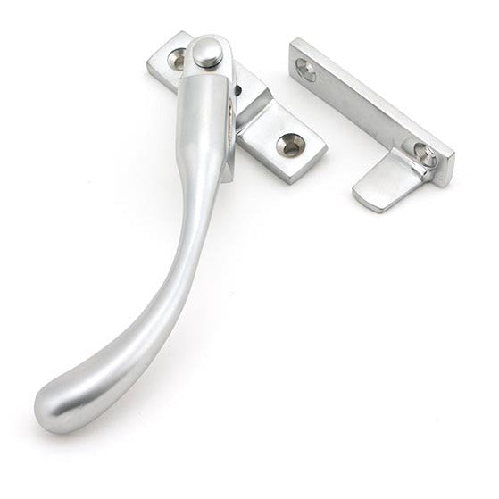 From The Anvil - Night-Vent Locking Peardrop Fastener - LH - Satin Chrome - 45398 - Choice Handles