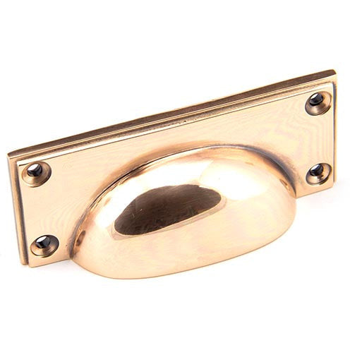 From The Anvil - Art Deco Drawer Pull - Polished Bronze - 45404 - Choice Handles