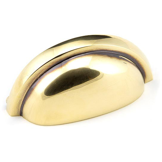 From The Anvil - Regency Concealed Drawer Pull - Aged Brass - 45405 - Choice Handles