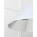 From The Anvil - Hockley Pendant in Birch - Hammered Nickel - 45433BI - Choice Handles