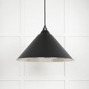 From The Anvil - Hockley Pendant in Elan Black - Hammered Nickel - 45433EB - Choice Handles