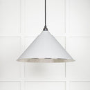 From The Anvil - Hockley Pendant in Flock - Hammered Nickel - 45433F - Choice Handles